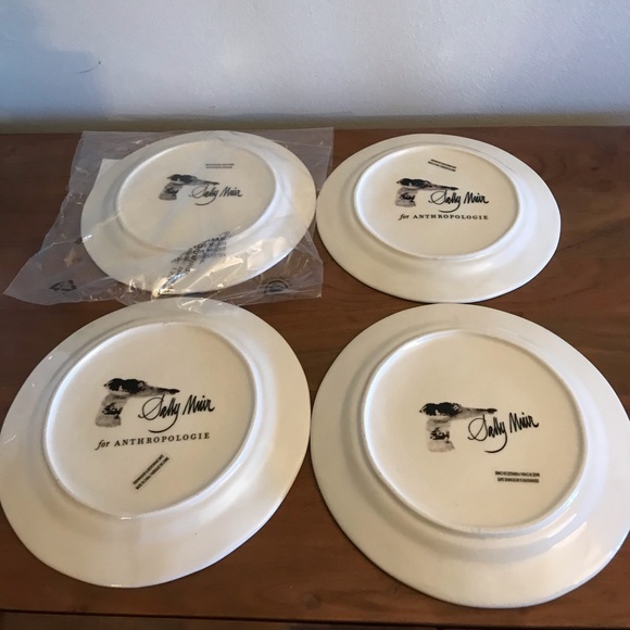 Anthropologie/SallyMuirDog-A-Day Plates - Purple - Picture 14 of 14